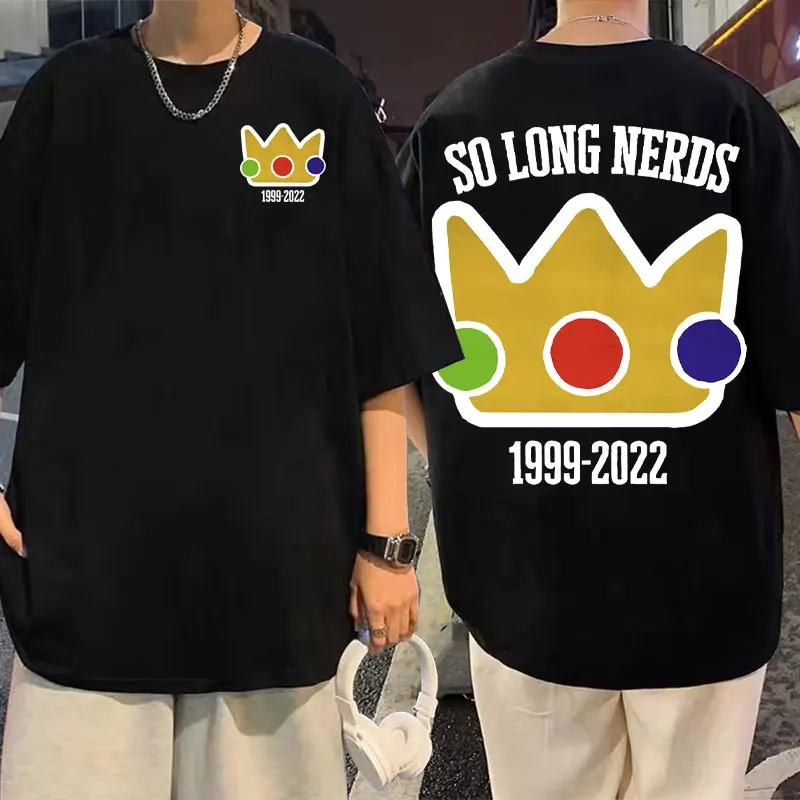 Футболка Technoblade Merch So Long Nerds 1999-2022, качественная модная свободная футболка для мужчин и женщин, футболка с узором короны, мужские хипстерские ...
Футболка Technoblade Merch So Long Nerds 1999-2022, качественная модная свободная футболка для мужчин и женщин, футболка с узором короны, мужские хипстерские ...