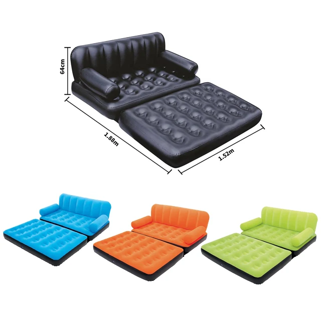 Top Sale Multifunctional 5 In 1 Air Sofa Bed PVC Durable Waterproof Air Sofa Cum Bed
Top Sale Multifunctional 5 In 1 Air Sofa Bed PVC Durable Waterproof Air Sofa Cum Bed
