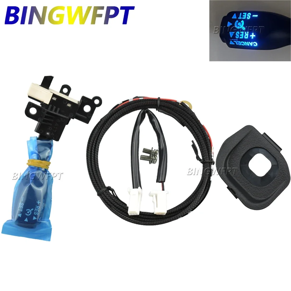 Переключатель круиз-контроля с синей подсветкой 45186-0K120-C0 для Toyota Hilux Revo Fortuner 2017-2020 84632-34011, крышка рулевого колеса
Переключатель круиз-контроля с синей подсветкой 45186-0K120-C0 для Toyota Hilux Revo Fortuner 2017-2020 84632-34011, крышка рулевого колеса