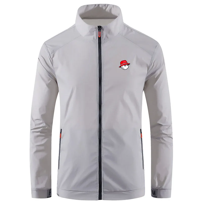 Mens Golf Jacket Wear Casual Stand Collar Long Sleeve Zipper Coats Thin Light Summer Wind and Sun Protection Golf Clothing
Mens Golf Jacket Wear Casual Stand Collar Long Sleeve Zipper Coats Thin Light Summer Wind and Sun Protection Golf Clothing