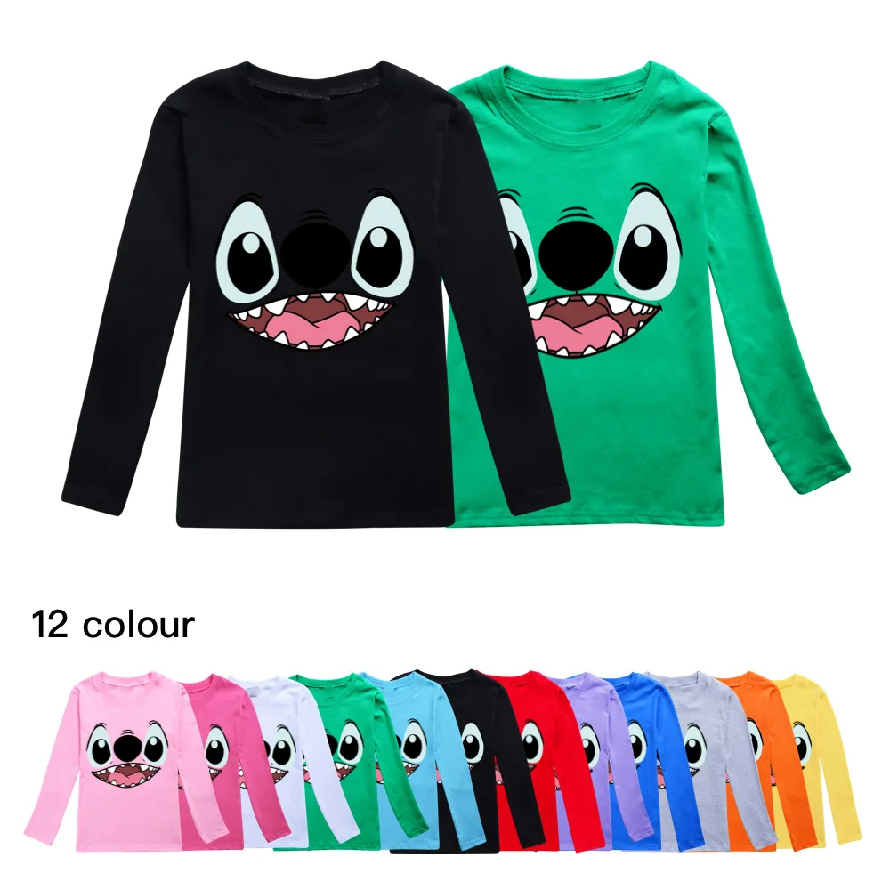2022 New Stitch Boys Girls Fashion Cotton Breathable Long Sleeve T-Shirts for 2-16 Years Old
2022 New Stitch Boys Girls Fashion Cotton Breathable Long Sleeve T-Shirts for 2-16 Years Old