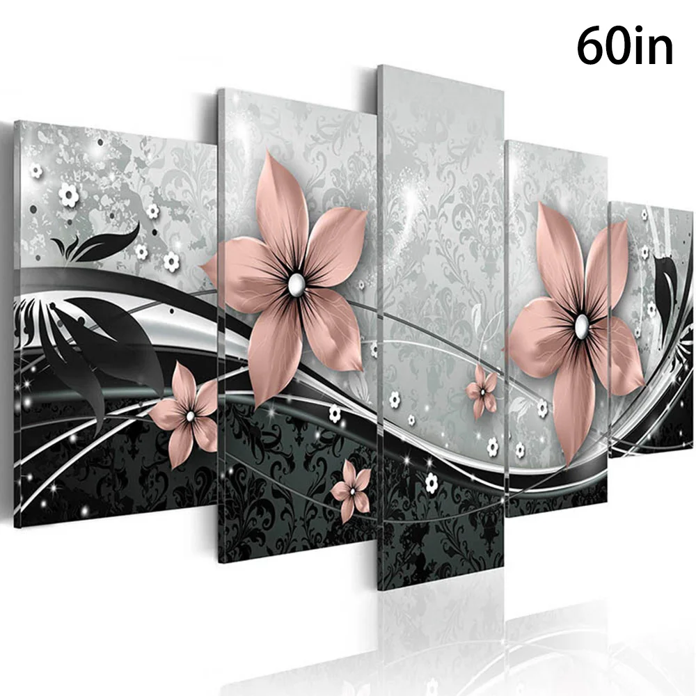 5Pcs In 1 Set Modern Flower Canvas Painting Wall Art Poster Nordic Print Modern Picture Home Decor Picture Decor
5Pcs In 1 Set Modern Flower Canvas Painting Wall Art Poster Nordic Print Modern Picture Home Decor Picture Decor