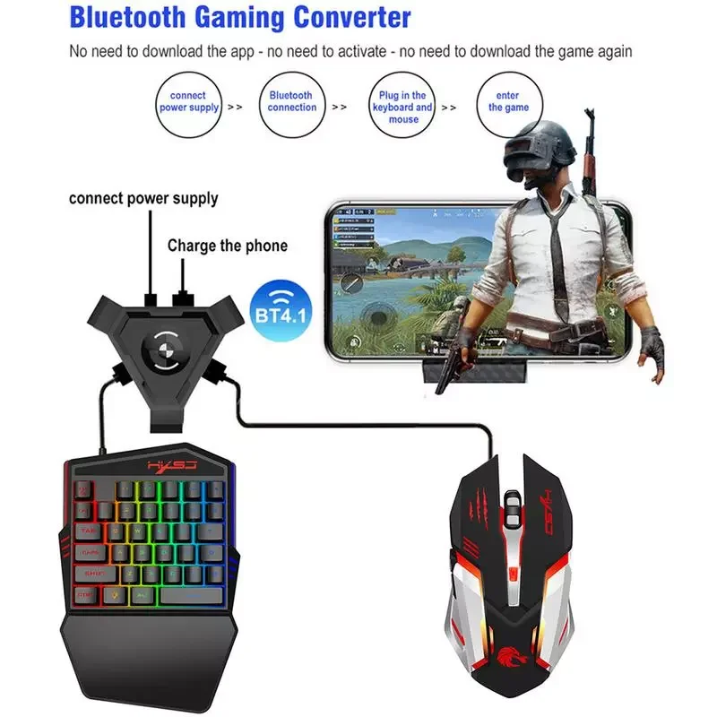 Mobile Controller Mouse Converter PUB-G Mobile Controller Gamepad For Android Mobile PUB-G Games In Stock
Mobile Controller Mouse Converter PUB-G Mobile Controller Gamepad For Android Mobile PUB-G Games In Stock