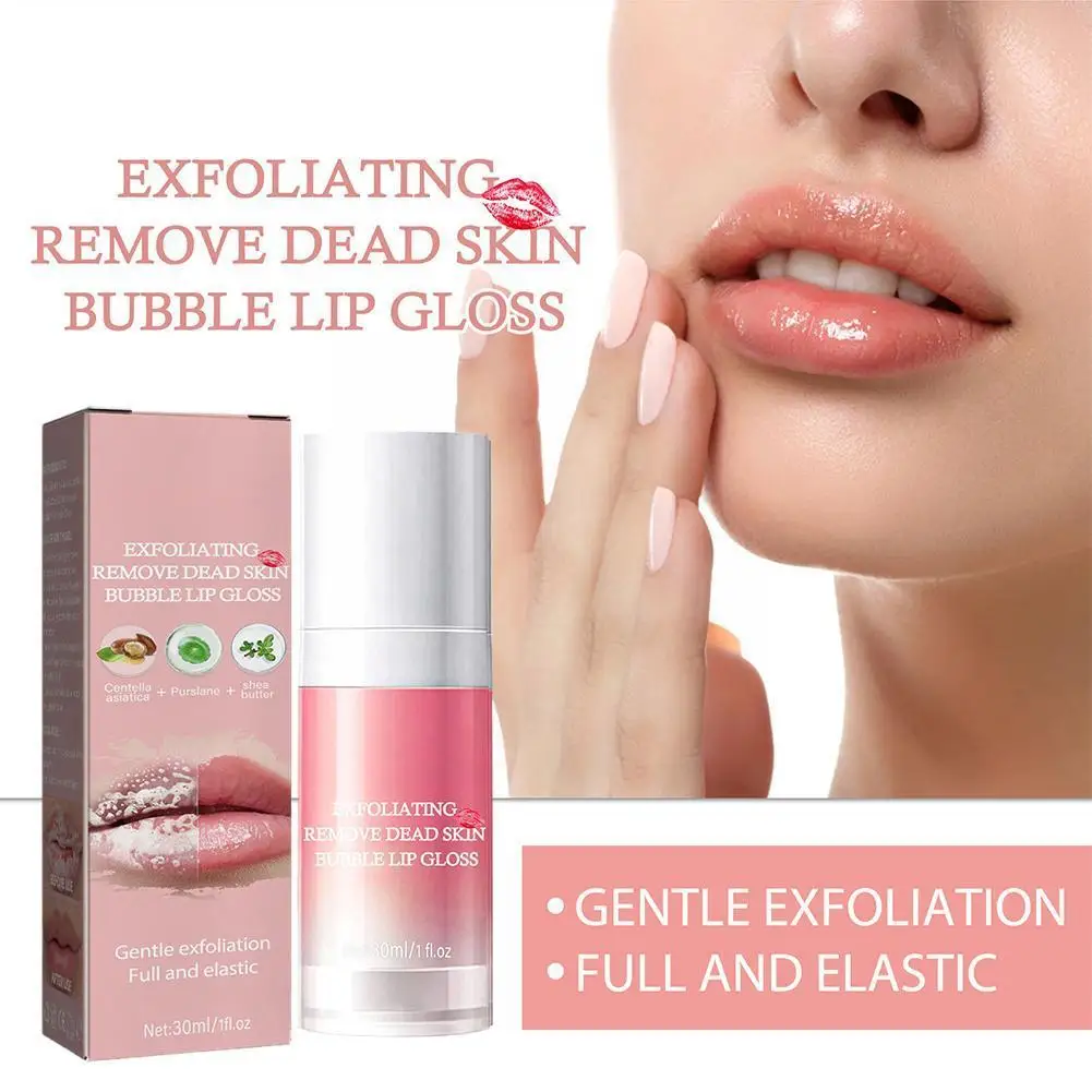 

Mild Pink Lip Bubble Mask Exfoliante Reduce Pigmentation Bleach Moisturize Care Balm Lighten Black Anti-Cracking Lips Lip W5N6