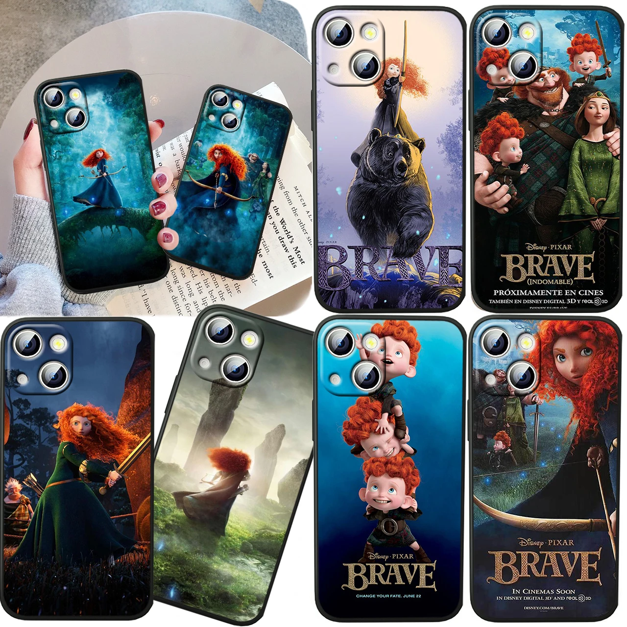 Disney the Brave Merida For iPhone 14 13 12 11 Pro Max XS Max X XR 7 8 Plus 6S 5S Silicone Black Shell Phone Case
Disney the Brave Merida For iPhone 14 13 12 11 Pro Max XS Max X XR 7 8 Plus 6S 5S Silicone Black Shell Phone Case