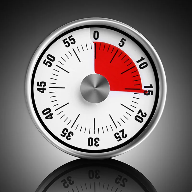 NINETOP Rotary Kitchen Countdown Timer For Baking Cooking With Magnet Non-Battery Mechanical Stainless Steel Timers Clock
NINETOP Rotary Kitchen Countdown Timer For Baking Cooking With Magnet Non-Battery Mechanical Stainless Steel Timers Clock