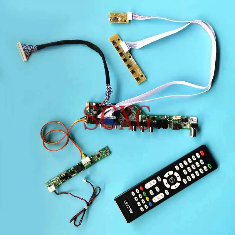 TV Analog Monitor Matrix Controller Board Fit LM230WF5 LM230WFA 23" LVDS 30 Pin DIY Kit HDMI-Compatible VGA AV USB RF 1920*1080
TV Analog Monitor Matrix Controller Board Fit LM230WF5 LM230WFA 23" LVDS 30 Pin DIY Kit HDMI-Compatible VGA AV USB RF 1920*1080