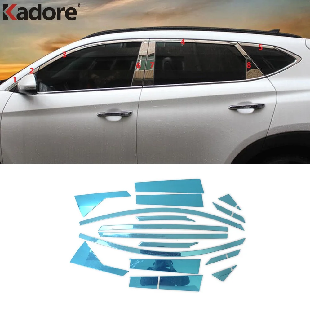 Для Hyundai Tucson 2015 2016 2017 2018 автомобильный Стайлинг верхнее окно отделка передние треугольные центральные колонны полосы Стайлинг нержавеющая ...
Для Hyundai Tucson 2015 2016 2017 2018 автомобильный Стайлинг верхнее окно отделка передние треугольные центральные колонны полосы Стайлинг нержавеющая ...