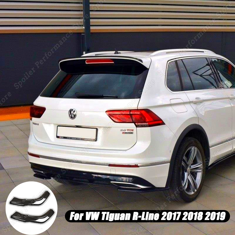 For VW Tiguan R-Line 2017 2018 2019 2Pcs Gloss Black Car Rear Bumper Splitter Side Spoiler Canards Body Kits Trim Accessories
For VW Tiguan R-Line 2017 2018 2019 2Pcs Gloss Black Car Rear Bumper Splitter Side Spoiler Canards Body Kits Trim Accessories