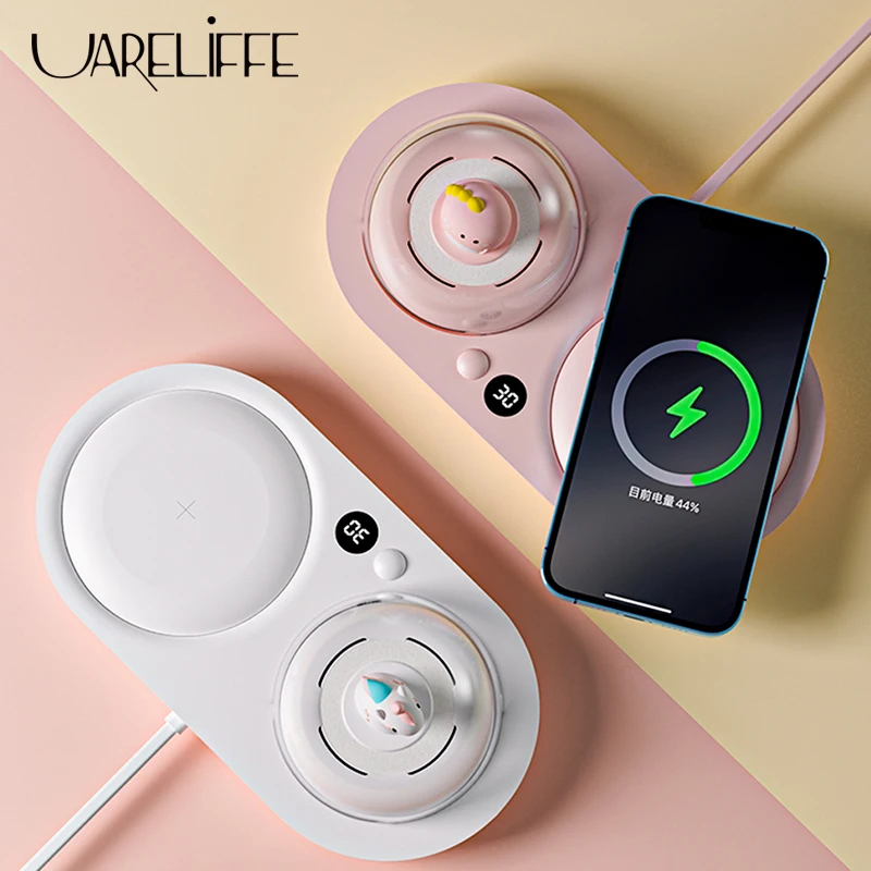 Uareliffe 3 In 1 Cute Wireless Charger With Night Light Lamp Aromatherapy Machine Wireless Fast Charging Pad For iPhone Android
Uareliffe 3 In 1 Cute Wireless Charger With Night Light Lamp Aromatherapy Machine Wireless Fast Charging Pad For iPhone Android