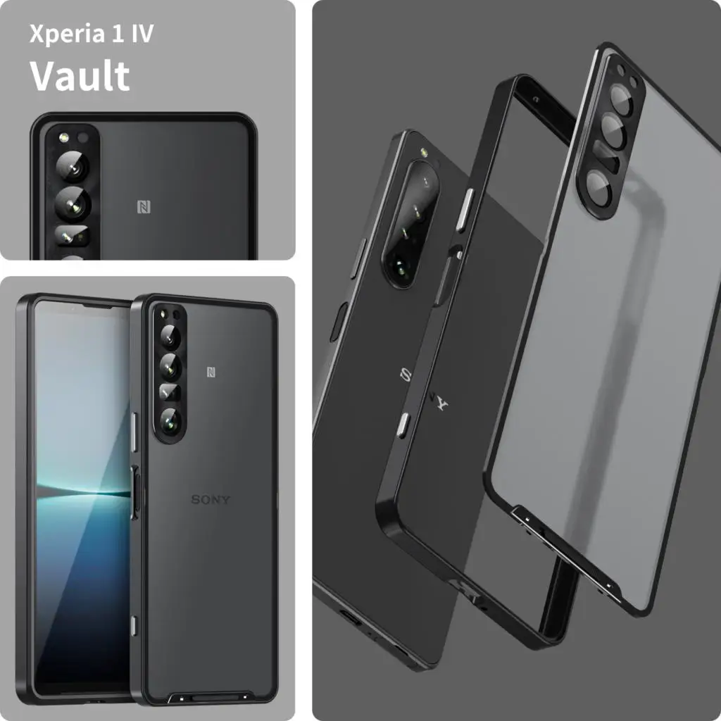 Matte Translucent Anti-Fingerprinted Hard PC Cover For Sony Xperia 10 1 IV Alloy Frame Metal Camera Lens Protector Film Case
Matte Translucent Anti-Fingerprinted Hard PC Cover For Sony Xperia 10 1 IV Alloy Frame Metal Camera Lens Protector Film Case