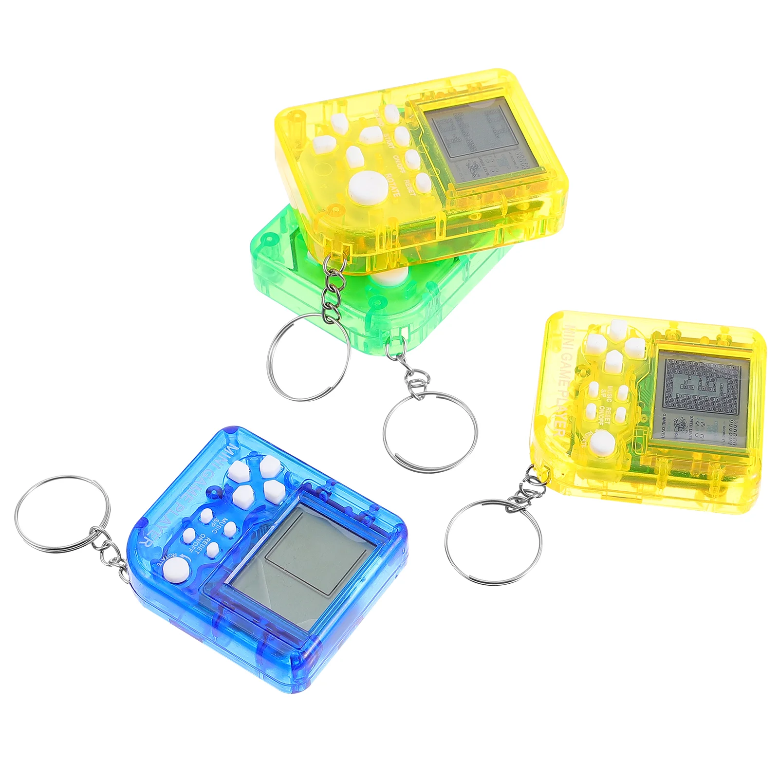 4 Pcs Hand-held Gaming Device Portable Game Console Keychain Brick Hanging Backpack Abs Console Key Chain Child
4 Pcs Hand-held Gaming Device Portable Game Console Keychain Brick Hanging Backpack Abs Console Key Chain Child