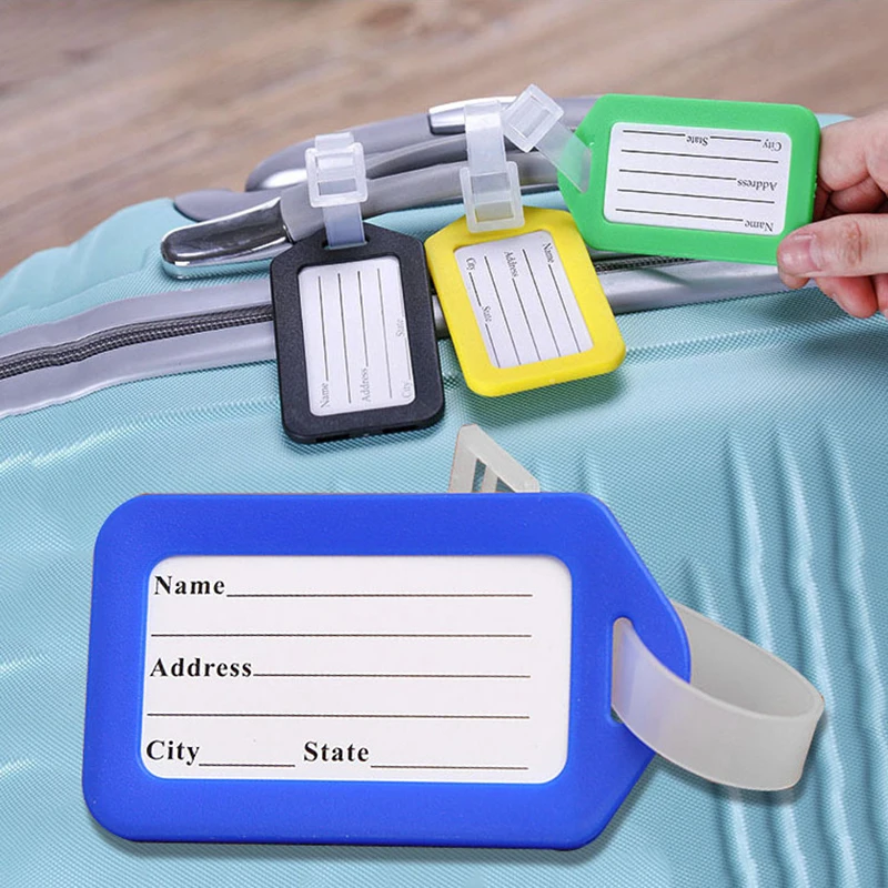 5Pcs Travel Luggage Bag Tag Plastic Suitcase Baggage Holder Office Name Address ID Portable Label High Quality Wholesale Gifts
5Pcs Travel Luggage Bag Tag Plastic Suitcase Baggage Holder Office Name Address ID Portable Label High Quality Wholesale Gifts
