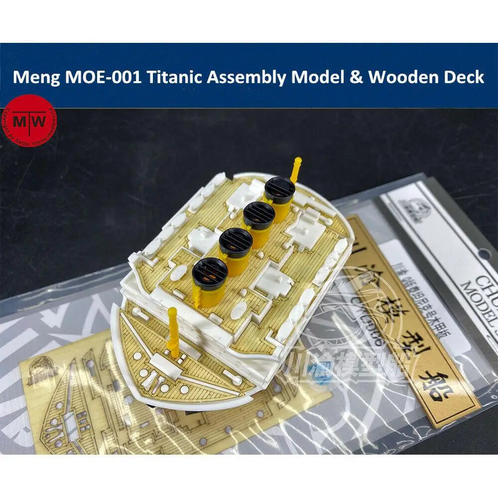Meng MOE-001 Royal Mail Ship Titanic Q Edition Assembly Model Kits & Wooden Deck
Meng MOE-001 Royal Mail Ship Titanic Q Edition Assembly Model Kits & Wooden Deck