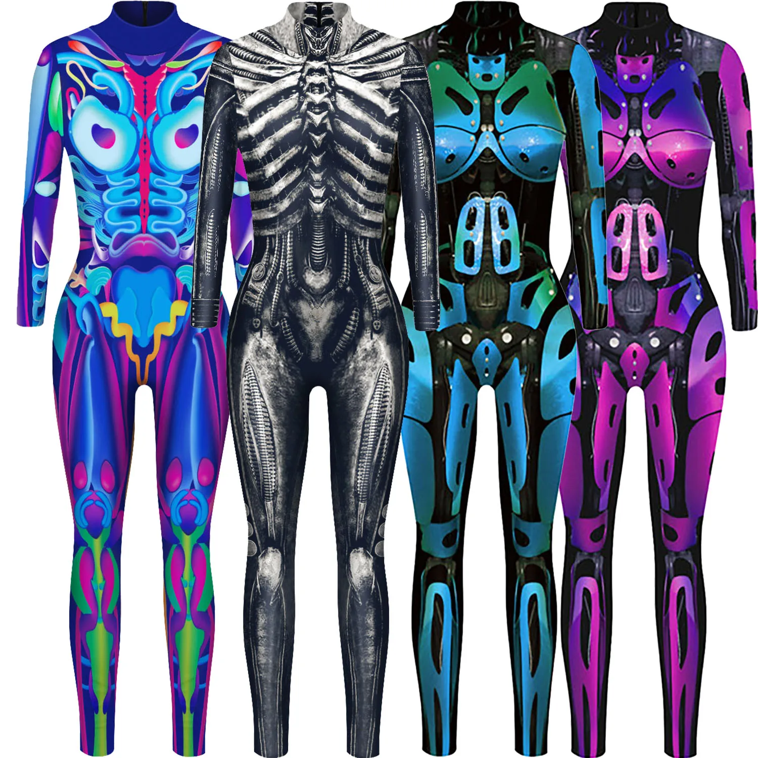 Sexy Women Cosplay Clothes Robot Punk Jumpsuit Catsuit Costumes Zentai Halloween Bodysuit Apparel Yoga
Sexy Women Cosplay Clothes Robot Punk Jumpsuit Catsuit Costumes Zentai Halloween Bodysuit Apparel Yoga