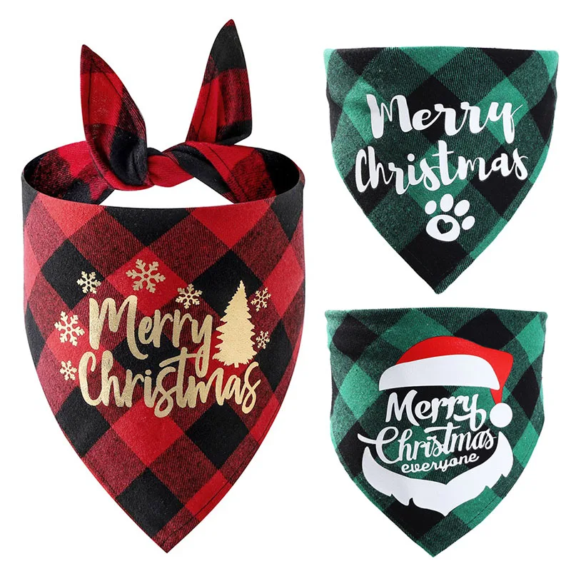 Plaid Dog Bandanas Christmas Pet Towel Cat Accessories Holiday Party For Puppy Pet Supplies Costume Large Dog Accessories
Plaid Dog Bandanas Christmas Pet Towel Cat Accessories Holiday Party For Puppy Pet Supplies Costume Large Dog Accessories