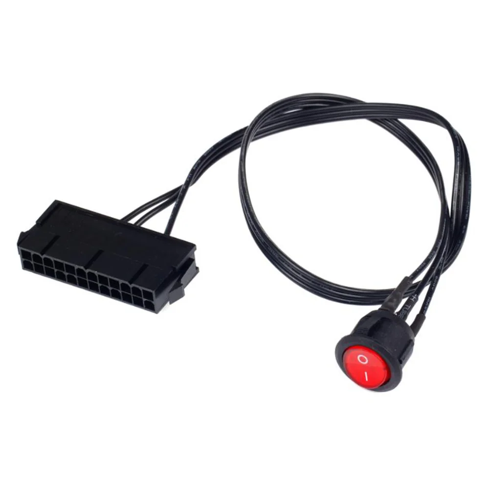 50cm Cable Copper Tin Wire 24-Pin Female ATX PSU PC Power Supply Starter Tester Start Up Jumper with ON/OFF Switch
50cm Cable Copper Tin Wire 24-Pin Female ATX PSU PC Power Supply Starter Tester Start Up Jumper with ON/OFF Switch