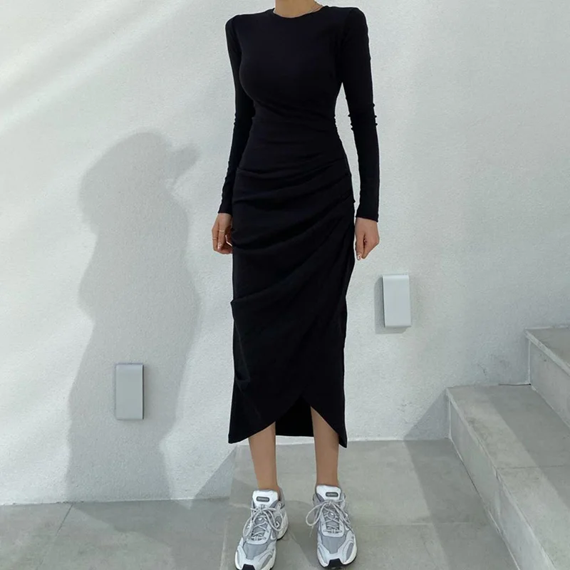 Женское платье, французское высококачественное асимметричное Плиссированное длинное платье, облегающее цветное женское платье
Женское платье, французское высококачественное асимметричное Плиссированное длинное платье, облегающее цветное женское платье