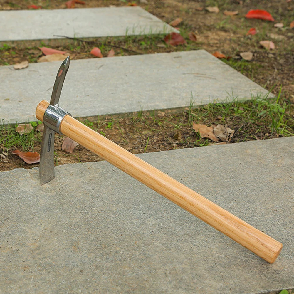 Stainless Steel Pickaxe Multifunctional High Hardness Root Digging Lamb Pickaxe for Outdoor Emergency Survival 
Stainless Steel Pickaxe Multifunctional High Hardness Root Digging Lamb Pickaxe for Outdoor Emergency Survival