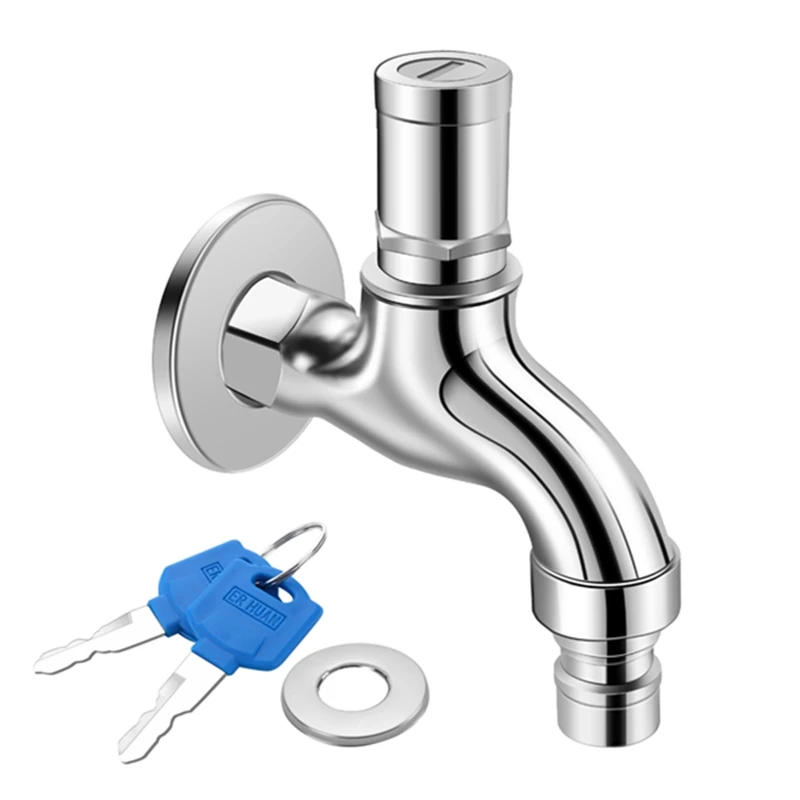 Anti-Theft Faucet Water Tap With Lock Key Alloy Key Switch Faucet Bibcocks For Kitchen Outdoor Garden
Anti-Theft Faucet Water Tap With Lock Key Alloy Key Switch Faucet Bibcocks For Kitchen Outdoor Garden