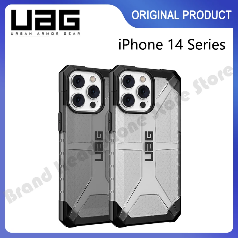 

Original UAG iPhone 14 Pro Max Case Plasma Clear Ice Lightweight For iphone 14 Pro / 14 Plus / 14 Rugged Transparent Rugged Cove