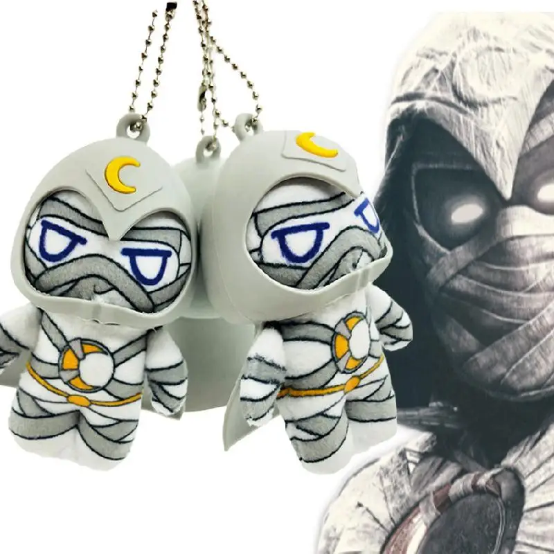 Moon Knight Plush Keychain 9cm Cute Silicone Moonknight Phone Key Bag Pendant Toys Decoration Gift for Children Friend
Moon Knight Plush Keychain 9cm Cute Silicone Moonknight Phone Key Bag Pendant Toys Decoration Gift for Children Friend