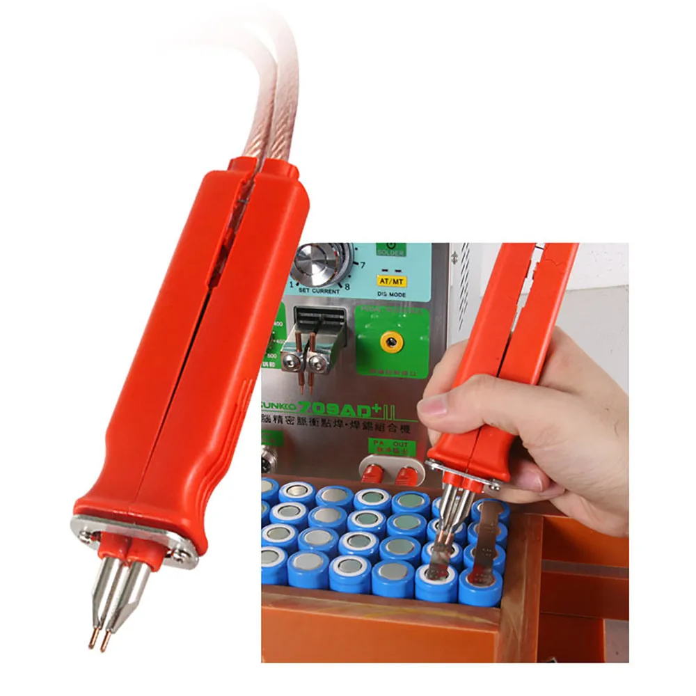 Universial Professional Hand-held Spot Welding Pen Adjustable DIY Battery Welder Pen for 709 Series Spot Welding Machine
Universial Professional Hand-held Spot Welding Pen Adjustable DIY Battery Welder Pen for 709 Series Spot Welding Machine