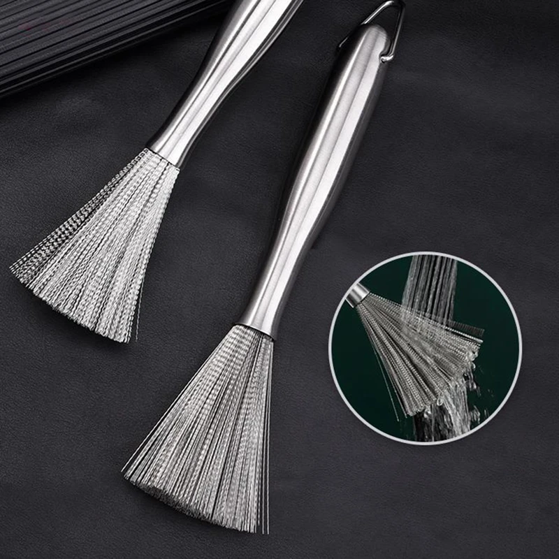 304 Stainless Steel Brush Kitchen Cleaning Brush Pan Handle Cleaning Brush Dishwashing Brush Kitchen Cleaning Tools
304 Stainless Steel Brush Kitchen Cleaning Brush Pan Handle Cleaning Brush Dishwashing Brush Kitchen Cleaning Tools