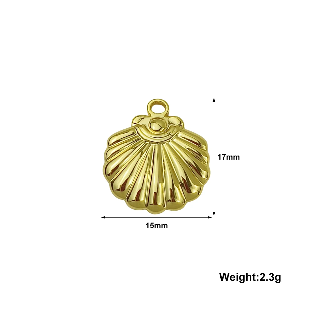 5pcs Stainless Steel Summer Shell Hollow Charms Pendant for DIY Jewelry Making Necklaces Bracelets Accessories Wholesale 17x19mm
5pcs Stainless Steel Summer Shell Hollow Charms Pendant for DIY Jewelry Making Necklaces Bracelets Accessories Wholesale 17x19mm