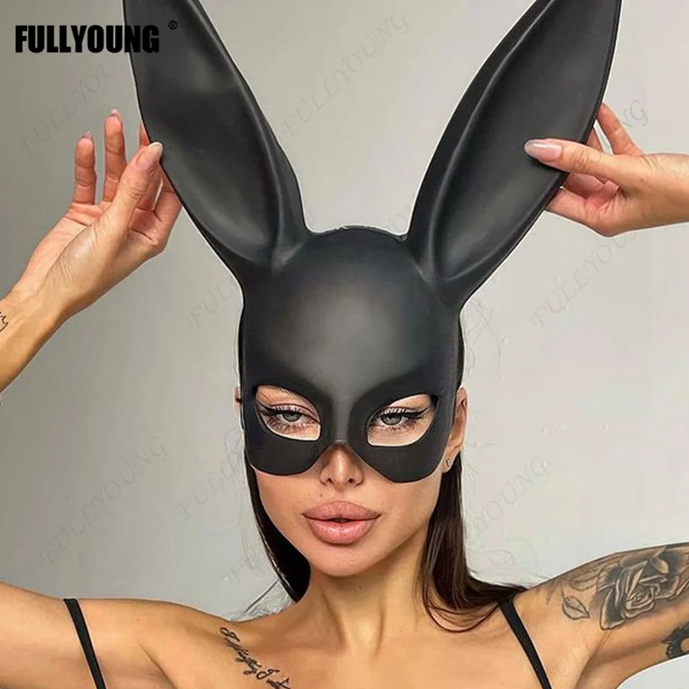 Masquerade Mask Easter Sexy Rabbit Mask Party Rabbit Costume Funny Halloween Rabbit Ears Decoration Plastic Half Bunny Mask
Masquerade Mask Easter Sexy Rabbit Mask Party Rabbit Costume Funny Halloween Rabbit Ears Decoration Plastic Half Bunny Mask