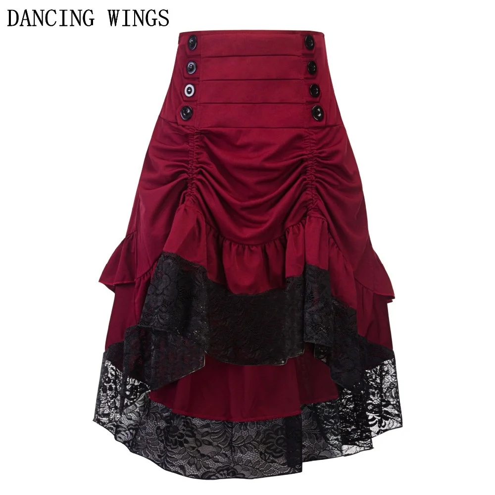 Womens Summer 2023 Vintage Party Red Laceup Ruffle Elegant Lace Patchwork High Waist Casual Midi Skirt Female
Womens Summer 2023 Vintage Party Red Laceup Ruffle Elegant Lace Patchwork High Waist Casual Midi Skirt Female