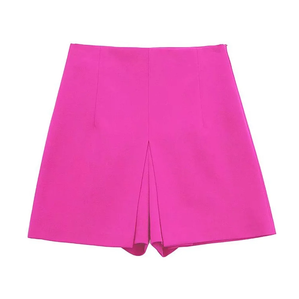 Fashion Shorts Women High Waist Back Pockets Pink Simple Solid Color Casual Comfortable 2022
Fashion Shorts Women High Waist Back Pockets Pink Simple Solid Color Casual Comfortable 2022