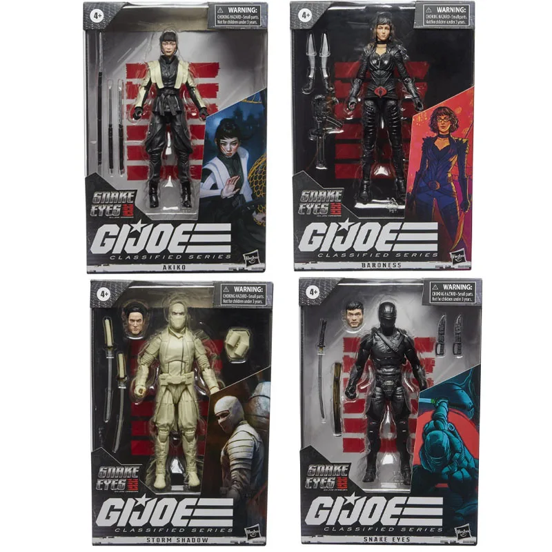 Snake Eyes: G.i. Joe Origins Series 6-Inch Action Figure Snake Eyes Baroness Storm Shadow Akiko Collectible Toy
Snake Eyes: G.i. Joe Origins Series 6-Inch Action Figure Snake Eyes Baroness Storm Shadow Akiko Collectible Toy