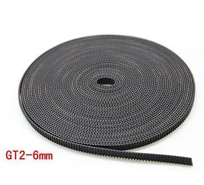 

5M RepRap GT2 Timing Belt 6mm wide 2mm pitch 2GT for 3D Printer Prusa Mendel 1m diy electronics