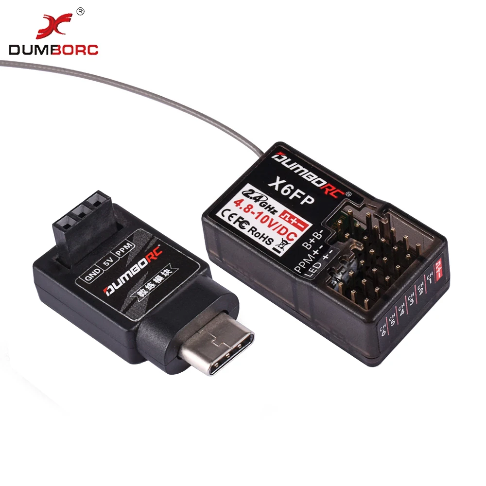 DUMBORC X6FP 2.4GHZ 6CH FHSS Receiver Wireless Coach Module PPM Signal X5P X6PM X10P X6P 2.4GHZ Remote Control For RC Car Boat
DUMBORC X6FP 2.4GHZ 6CH FHSS Receiver Wireless Coach Module PPM Signal X5P X6PM X10P X6P 2.4GHZ Remote Control For RC Car Boat