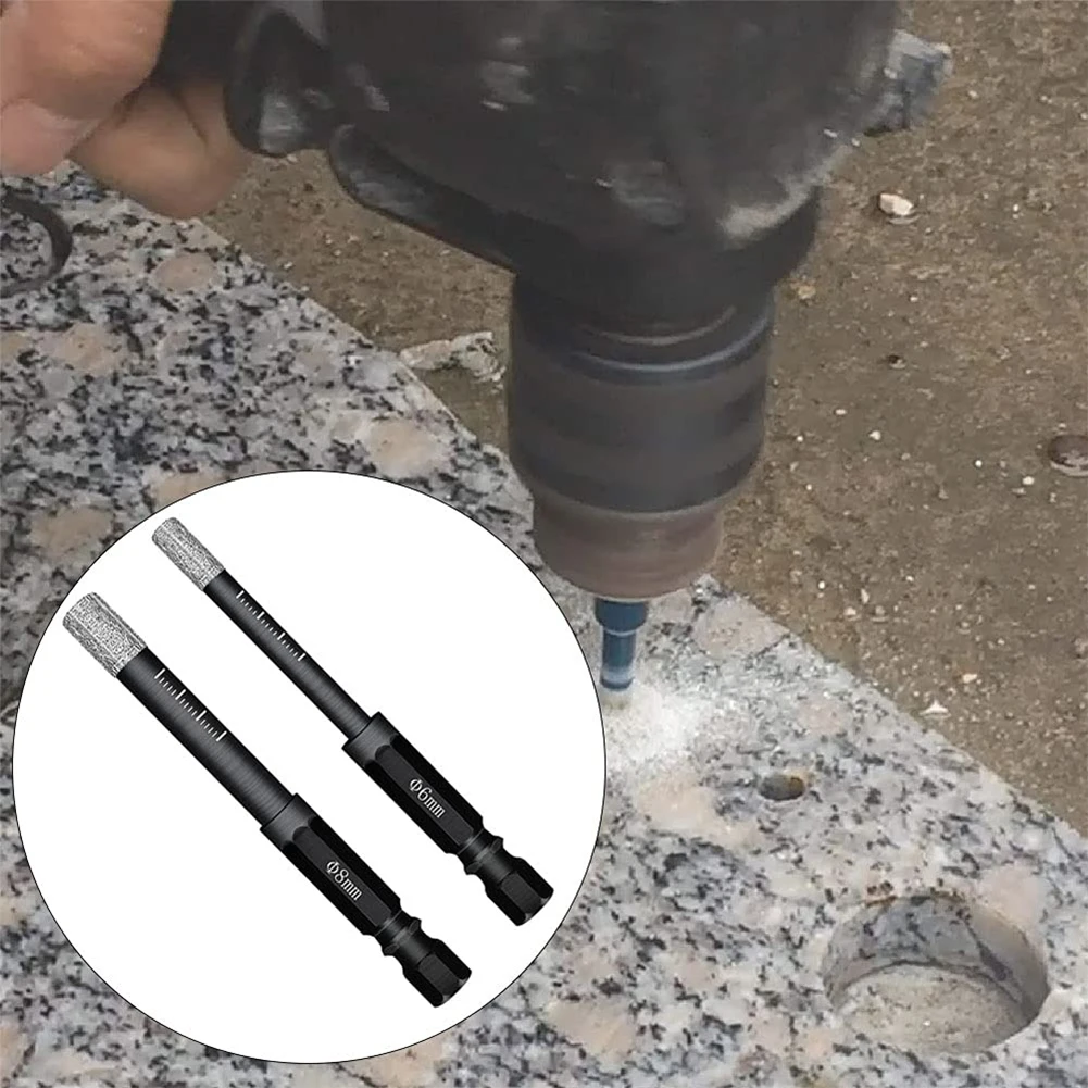 Durable New Practical Quality Drill Bit Diamond Multi-purpose High Efficiency Long Life Marble Tile Tipped 2PCS
Durable New Practical Quality Drill Bit Diamond Multi-purpose High Efficiency Long Life Marble Tile Tipped 2PCS