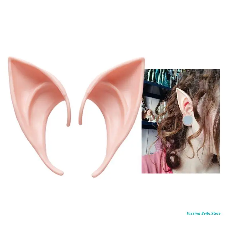 Halloween Party Fairy Costume Cosplay Ears Angel Elf Fake Ears Latex Elf Ear Drop Shipping 
Halloween Party Fairy Costume Cosplay Ears Angel Elf Fake Ears Latex Elf Ear Drop Shipping
