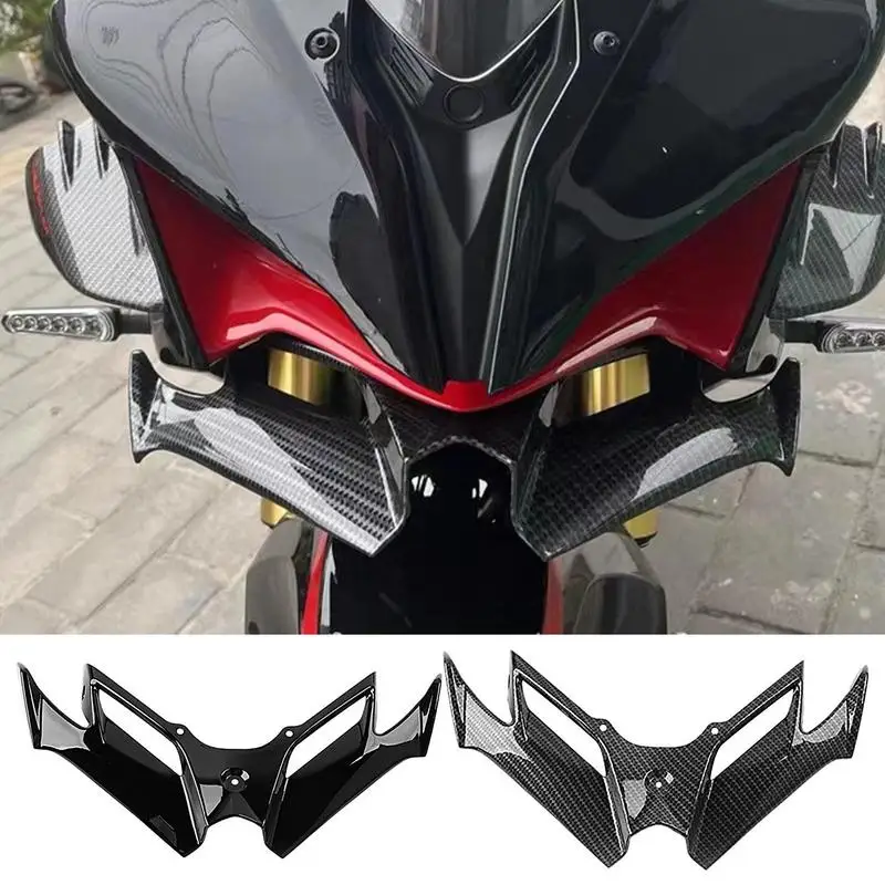 New Motorcycle Carbon Fiber Front Spoiler Aerodynamic Spoiler Wing Kit 2020 2021 2022 Motorcycle Refitted Accessories Black
New Motorcycle Carbon Fiber Front Spoiler Aerodynamic Spoiler Wing Kit 2020 2021 2022 Motorcycle Refitted Accessories Black
