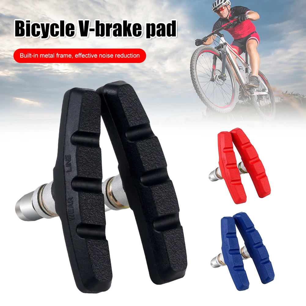 2 Pairs 70mm Bicycle V-brake Pads MTB Mountain Road Bike Brake Blocks Set Durable Rubber Brake Pad Bike Parts
2 Pairs 70mm Bicycle V-brake Pads MTB Mountain Road Bike Brake Blocks Set Durable Rubber Brake Pad Bike Parts