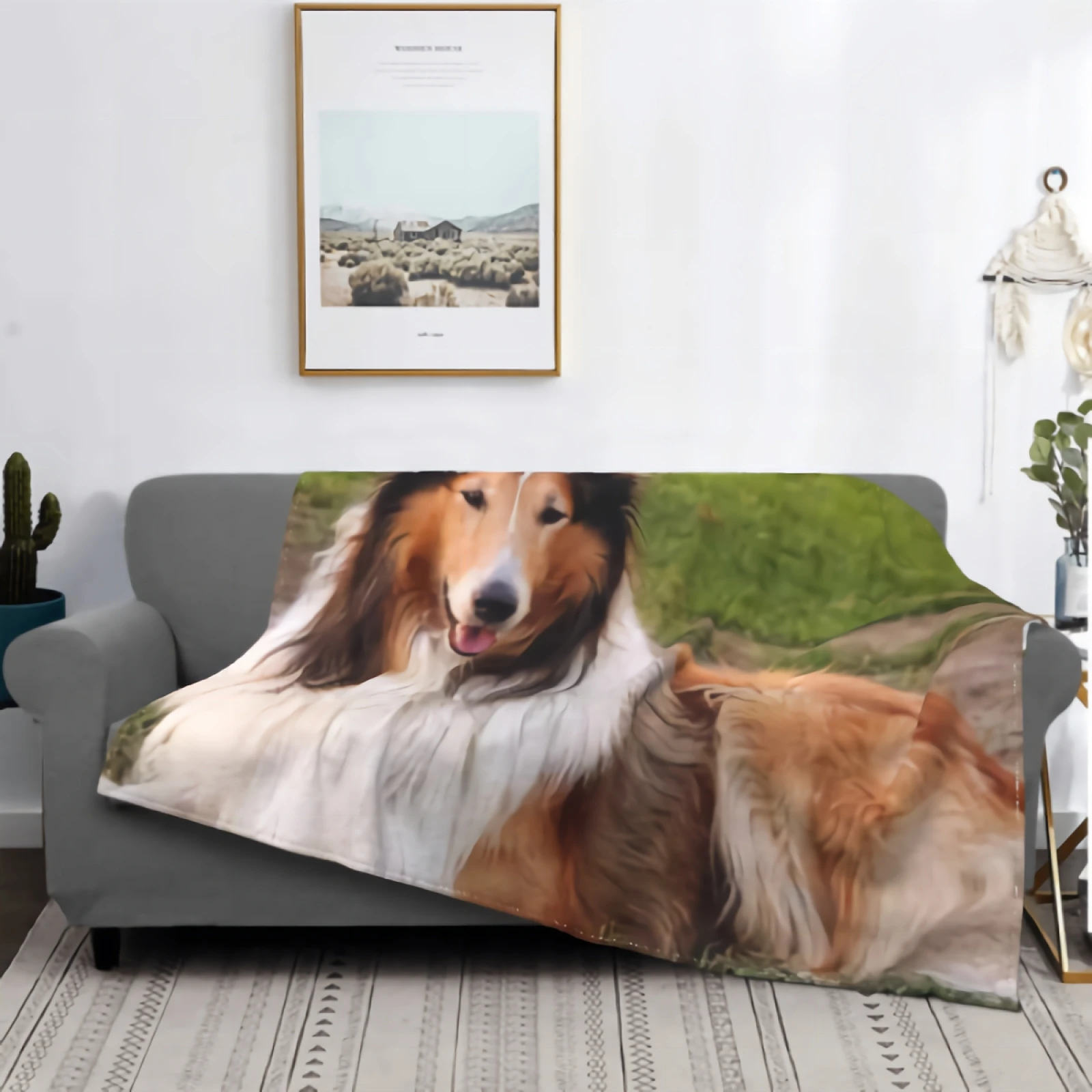 Shepherd Dog Blanket Micro Flannel Fleece Blanket Comfortable Thermal Collie Dog Blanket Durable Pad Bed Cover Warm Sofa Blanket
Shepherd Dog Blanket Micro Flannel Fleece Blanket Comfortable Thermal Collie Dog Blanket Durable Pad Bed Cover Warm Sofa Blanket
