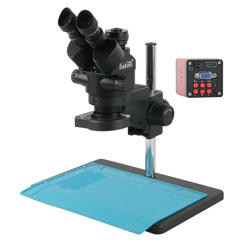 7X-45X Simul-focal Trinocular Confocal Digital Stereo Magnifier 14MP HDMI VGA Industrial Video Camera For PCB Repair Inspection
7X-45X Simul-focal Trinocular Confocal Digital Stereo Magnifier 14MP HDMI VGA Industrial Video Camera For PCB Repair Inspection