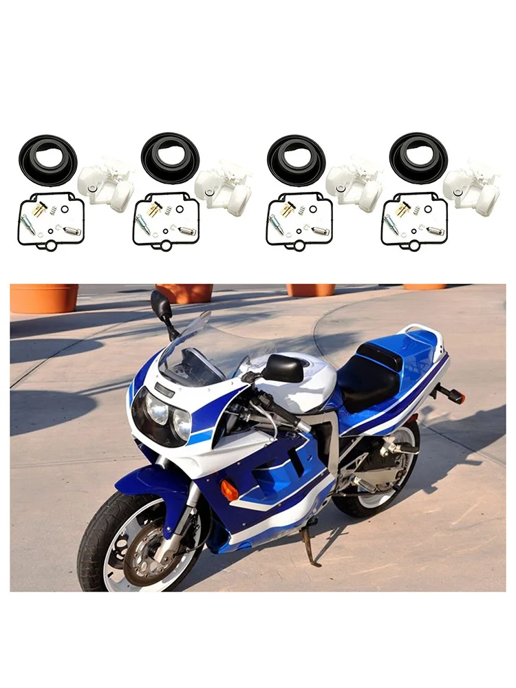 4 Sets Motorcycle Carburetor Repair Kit Rebuild Spare Replacement Part Cutter Gasket Compatible For Suzuki Katana 750 GSX750F
4 Sets Motorcycle Carburetor Repair Kit Rebuild Spare Replacement Part Cutter Gasket Compatible For Suzuki Katana 750 GSX750F