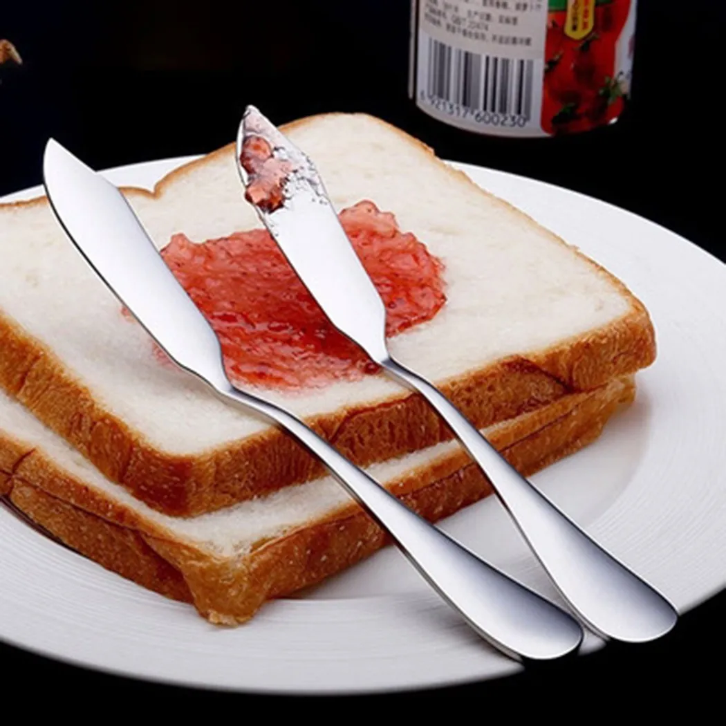 14.3×1.6cm Stainless Steel Butter Spreader Easy Spread Cold Hard Butter Cheese Jams Cheese Knives Cheese Tools Kitchen Tool
14.3×1.6cm Stainless Steel Butter Spreader Easy Spread Cold Hard Butter Cheese Jams Cheese Knives Cheese Tools Kitchen Tool