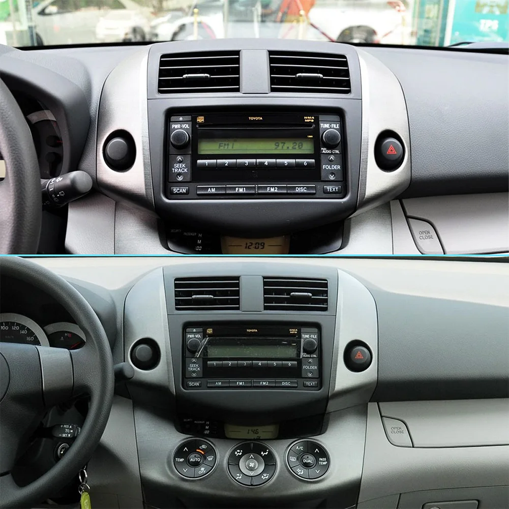 1 Pair Center Instrument Cluster Finish Panel Trim Fits For Toyota For Rav4 2006-2012 Air-conditioning Installation
1 Pair Center Instrument Cluster Finish Panel Trim Fits For Toyota For Rav4 2006-2012 Air-conditioning Installation