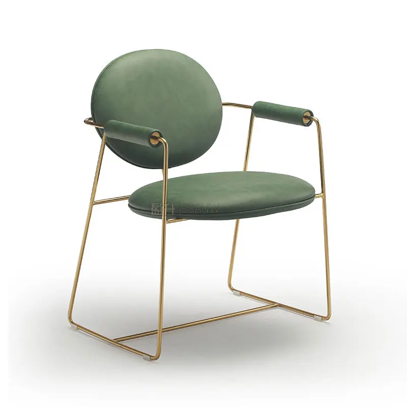 Lounge Dining Chairs Living Room Nordic Armchair Cafe Leather Modern Dining Chairs Leather Minimalist Chaises Outdoor Furniture 
Lounge Dining Chairs Living Room Nordic Armchair Cafe Leather Modern Dining Chairs Leather Minimalist Chaises Outdoor Furniture