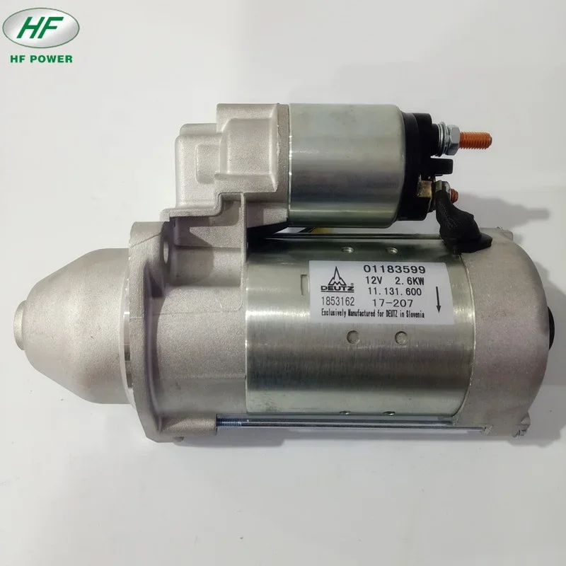 Deutz F2M2011 Запчасти для дизельного двигателя стартер 0118 3599 12V 2.6KW 9 зубьев