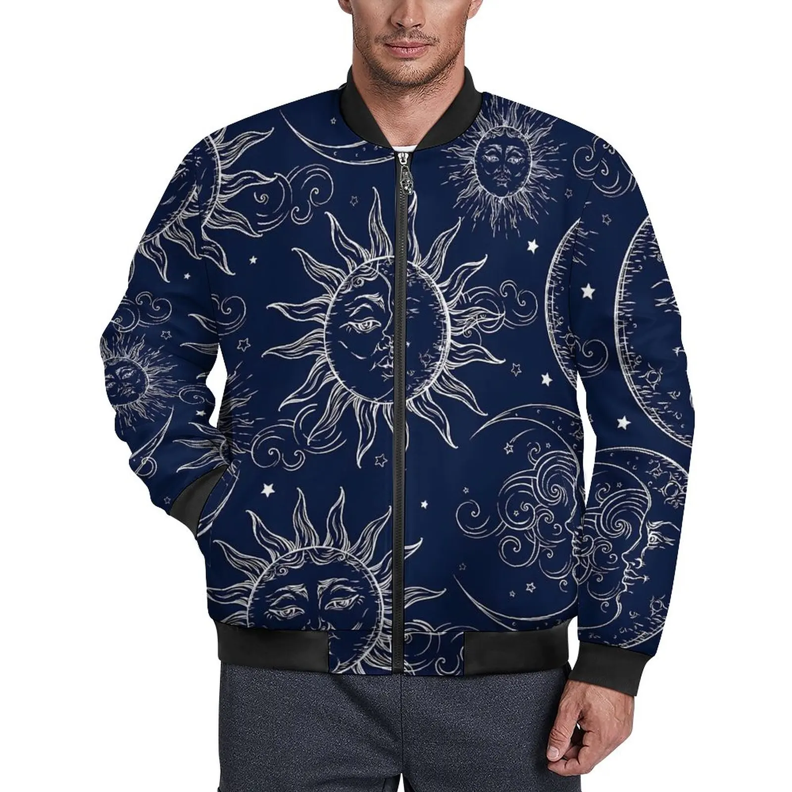 Sun Moon Stars Casual Jackets Vintage Celestial Hooded Windbreakers Men Custom Coats Autumn Streetwear Outdoor Jacket Plus Size
Sun Moon Stars Casual Jackets Vintage Celestial Hooded Windbreakers Men Custom Coats Autumn Streetwear Outdoor Jacket Plus Size