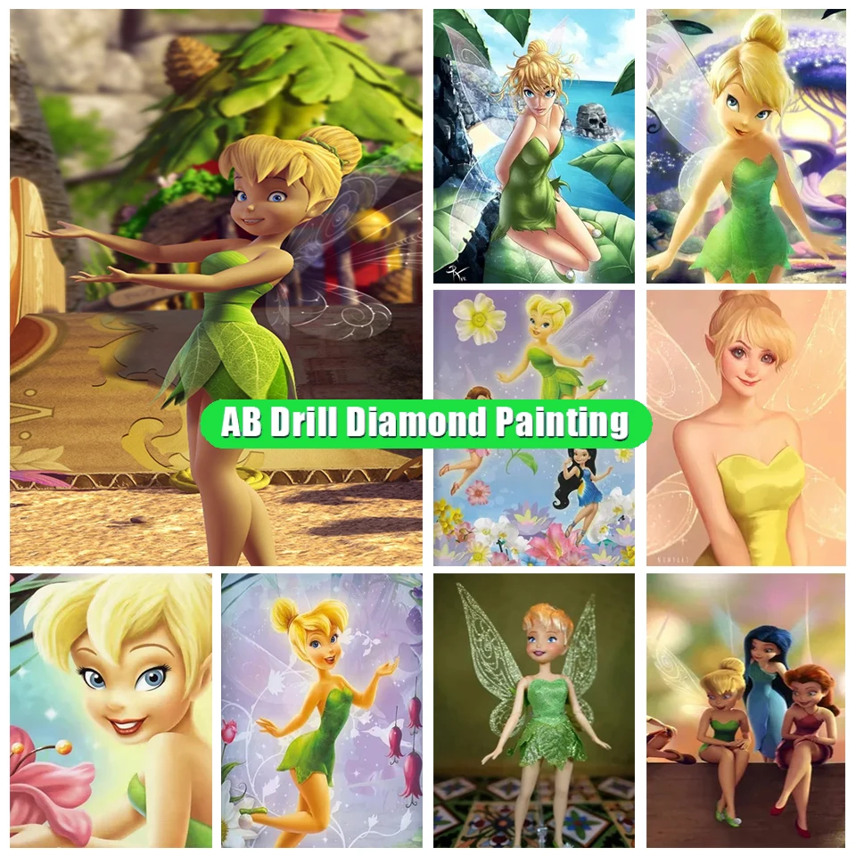 5D Ab Disney Tinker Bell Diamond Painting Cartoon Characters Full Squareround Diamond Mosaic Home Decoration Gift Handwork Ll68
5D Ab Disney Tinker Bell Diamond Painting Cartoon Characters Full Squareround Diamond Mosaic Home Decoration Gift Handwork Ll68