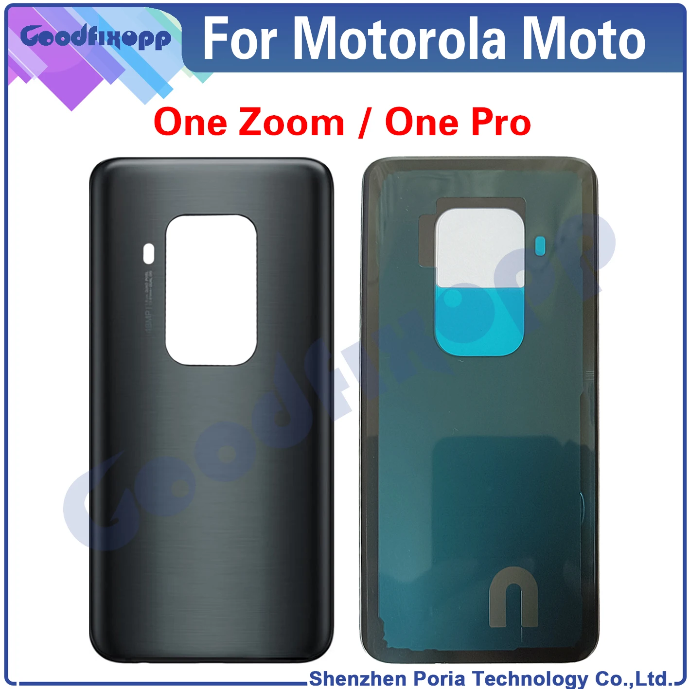 6.39" inch For Motorola Moto One Zoom / One Pro Housing Shell Battery Cover Back Case Rear Cover
6.39" inch For Motorola Moto One Zoom / One Pro Housing Shell Battery Cover Back Case Rear Cover