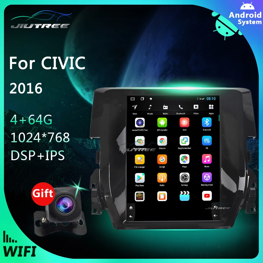 2 din android PX10 автомобильный радиоприемник для Honda Civic 2016, автомобильный мультимедийный плеер, автомобильный GPS-навигатор, стереоприемник с Carplay
2 din android PX10 автомобильный радиоприемник для Honda Civic 2016, автомобильный мультимедийный плеер, автомобильный GPS-навигатор, стереоприемник с Carplay